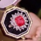 14k Gold 5.48 Ctw Natural Spinel & Diamond Ring
