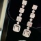 14k Gold 1.30 Ct Natural H Diamond Earrings