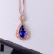 14k Gold 1.53 Ctw Natural Sapphire & Diamond Ring