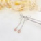 14k Gold 0.66 Ctw Natural Pink Diamond & Diamond Earrings