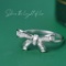 14k Gold 0.25 Ct Natural H Diamond & Butterfly Ring