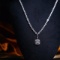 14k Gold 3.00 Ct Natural H Diamond Necklace