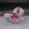 14k Gold 1.50 Ctw Natural Sapphire & Diamond Ring