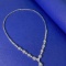 14k Gold 2.39 Ctw Natural H Diamond Necklace