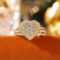 14k Gold 1.1 Ct Natural H Diamond Ring