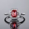 14k Gold 1.35 Ctw Natural Spinel & Diamond Ring