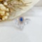 14k Gold 0.61 Ctw Natural Blue Diamond & Diamond Ring
