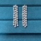 14k Gold 5.53 Ct Natural H Diamond Earrings