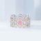 14k Gold 0.65 Ctw Natural Pink Diamond & Diamond Ring