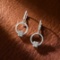 14k Gold 0.46 Ctw Natural H Diamond Earrings