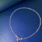 14k Gold 4.46 Ctw Natural H Diamond Necklace