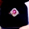 14k Gold 1.98 Ctw Natural Star Ruby & Diamond Ring