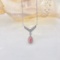 14k Gold 0.22 Ctw Natural Pink Diamond & Diamond Necklace