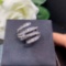 14k Gold 0.96 Ct Natural H Diamond Ring