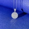 14k Gold 0.62 Ctw Natural H Diamond Necklace