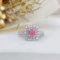 14k Gold 1.00 Ctw Natural Pink Diamond & Diamond Ring/pendant