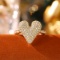 14k Gold 0.9 Ct Natural H Diamond Ring
