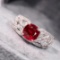 14k Gold 1.83 Ctw Natural Ruby & Diamond Ring