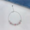 14k Gold 0.91 Ctw Natural Pink Diamond & Diamond Bracelet