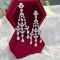 14k Gold 2.06 Ct Natural H Diamond Earrings