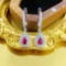 14k Gold 1.40 Ctw Vivid Red Natural Ruby & Diamond Earrings
