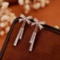 14k Gold 0.80 Ct Natural H Diamond Earrings