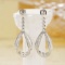 14k Gold 1.34 Ctw Natural H Diamond Earrings