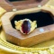 14k Gold 2.40 Ctw Natural Ruby & Diamond Ring