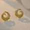 14k Gold 0.5 Ct Natural H Diamond Earrings