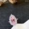 14k Gold 4.67 Ctw Natural Morganite & Diamond Ring