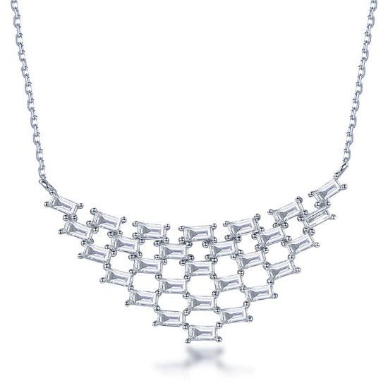 14k Gold 0.65 Ct Natural F-g Diamond Necklace