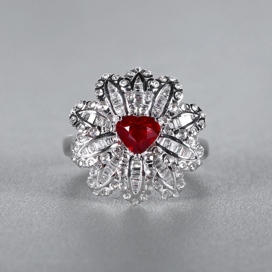 14k Gold 1.90 Ctw Natural Ruby & Diamond Ring/brooch/pendant