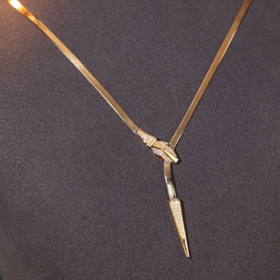 14k Gold 0.25 Ct Natural H Diamond Necklace
