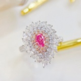 14k Gold 1.39 Ctw Natural Pink Diamond & Diamond & Cocktail Ring/pendant
