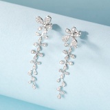 14k Gold 0.40 Ct Natural H Diamond Earrings