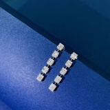 14k Gold 0.38 Ct Natural H Diamond Earrings