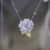 14k Gold 1.20 Ct Natural H Diamond Necklace