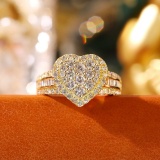 14k Gold 1.1 Ct Natural H Diamond Ring