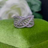 14k Gold 0.91 Ct Natural H Diamond Ring