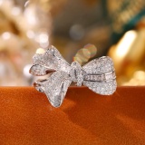 14k Gold 0.9 Ct Natural H Diamond Ring