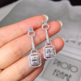 14k Gold 1.15 Ctw Natural H Diamond Earrings