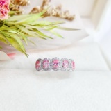 14k Gold 0.70 Ctw Natural Pink Diamond & Diamond Ring