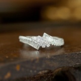 14k Gold 0.50 Ct Natural H Diamond Ring