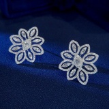 14k Gold 1.16 Ct Natural H Diamond Earrings