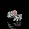 14k Gold 0.39 Ctw Natural Pink Diamond & Diamond Ring