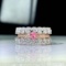 14k Gold 0.97 Ctw Natural Pink Diamond & Diamond Ring