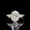 14k Gold 2.12 Ct Natural H Diamond & Solitaire Ring