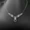 14k Gold 0.89 Ct Natural H Diamond Necklace