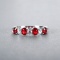 14k Gold 0.85 Ct Natural Ruby & Diamond Ring