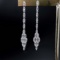 14k Gold 0.80 Ct Natural H Diamond Earrings